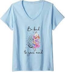 Ladie v neck t-shirt