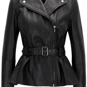 Womens lather blazer
