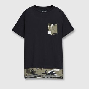Mens designed pciket t-shirt